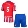 Conjunto (Camiseta+Pantalón Corto) Atlético Madrid Koke 6 Primera Equipación 2024-25 - Niño